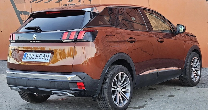 Peugeot 3008 cena 70900 przebieg: 97900, rok produkcji 2018 z Katowice małe 742